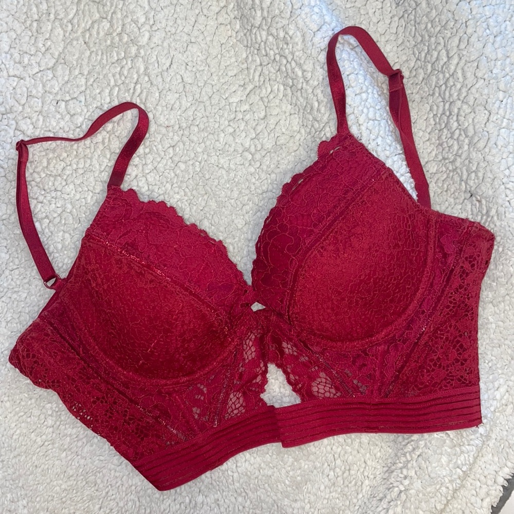 Victoria's Secret lace corset bralette